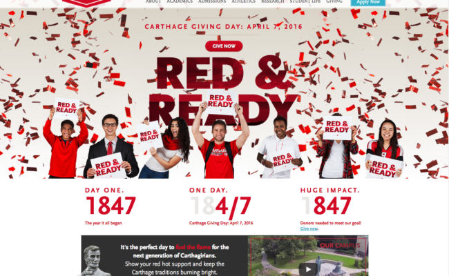 Carthage College Giving Day