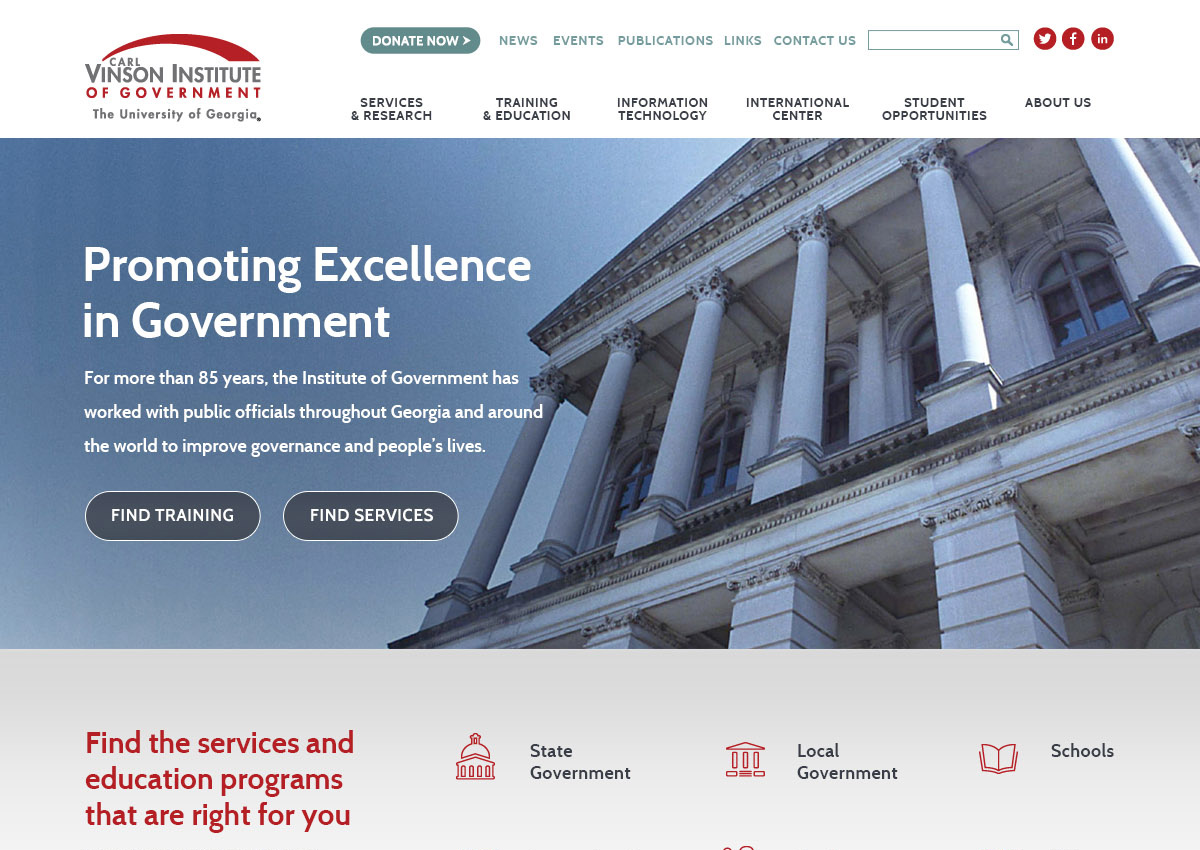 The Carl Vinson Institute of Government