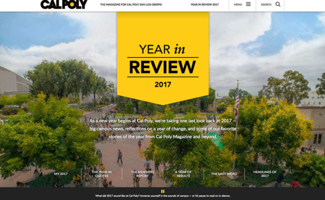 Cal Poly Year In Review